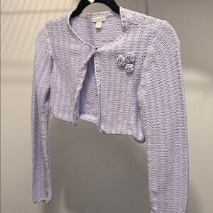 Charter Club Knit cropped cardigan